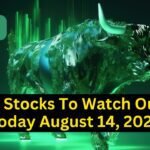 Top 5 Stocks To Watch Out For Today August 14, 2024