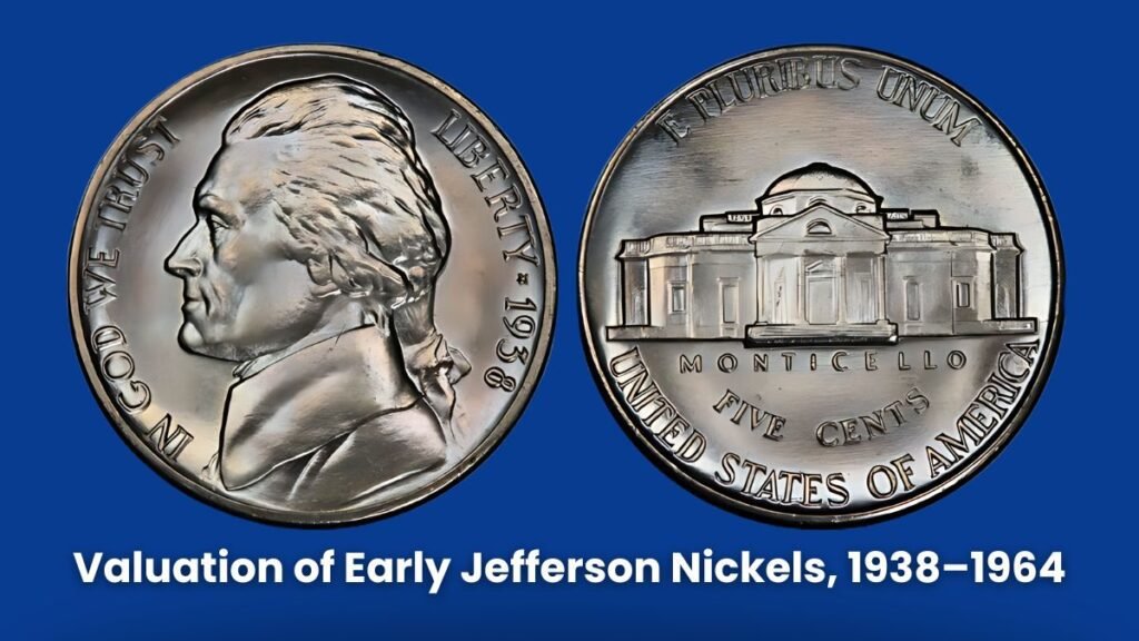 Valuation of Early Jefferson Nickels, 1938–1964