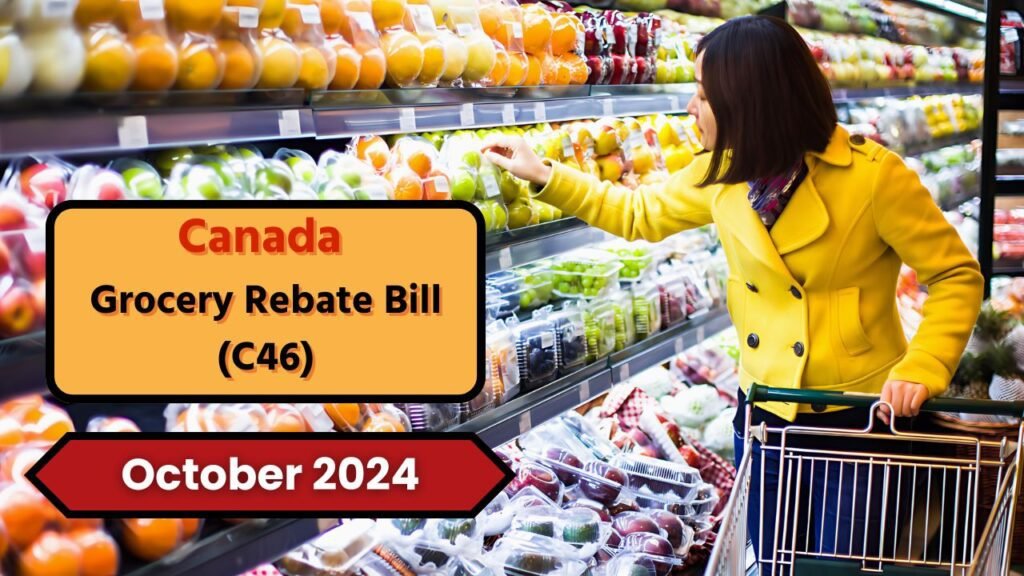 Canada Grocery Rebate Bill (C46): October 2024 Eligibility & Payment Dates