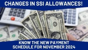 Changes In SSI Allowances! Know The New Payment Schedule For November 2024