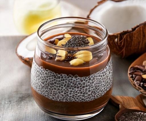 Chocolate Coconut Chia Pudding Recipe