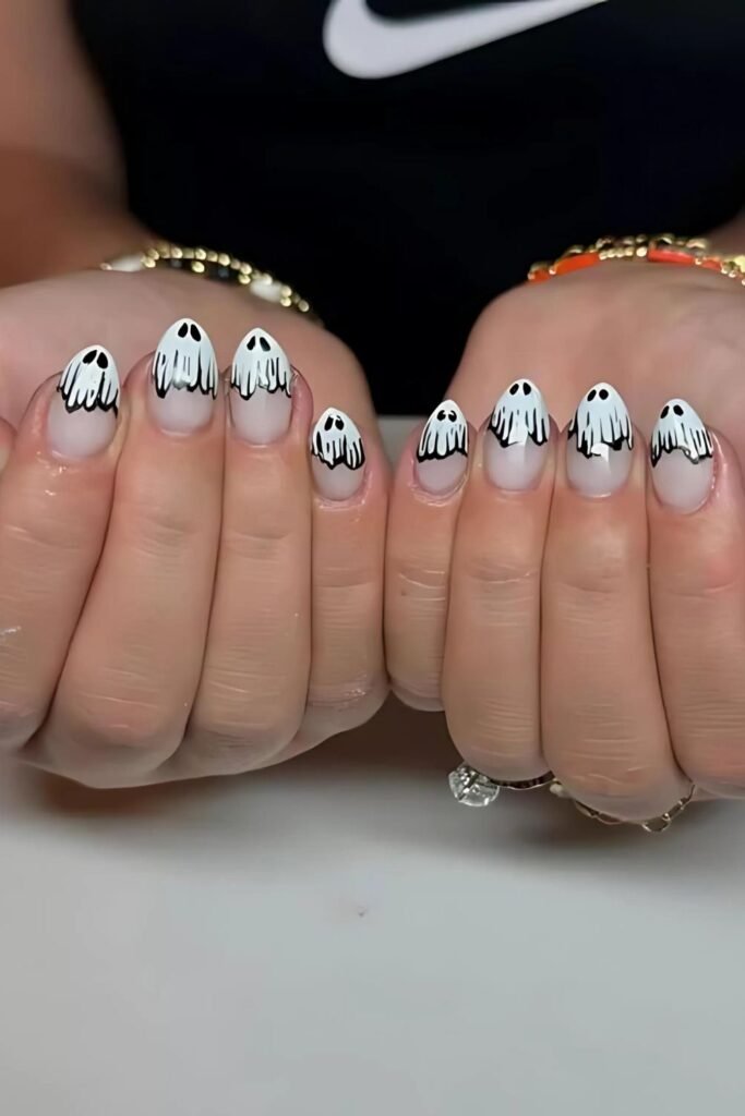 Ghost Tip Nails