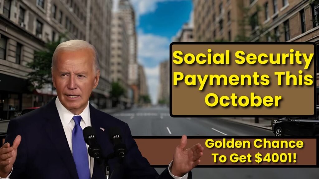 Social Security Payments This October: Golden Chance To Get $4001!