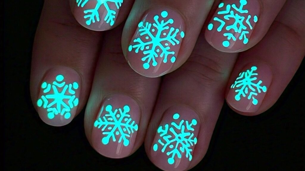 8 Glow-in-the-Dark Snowflakes