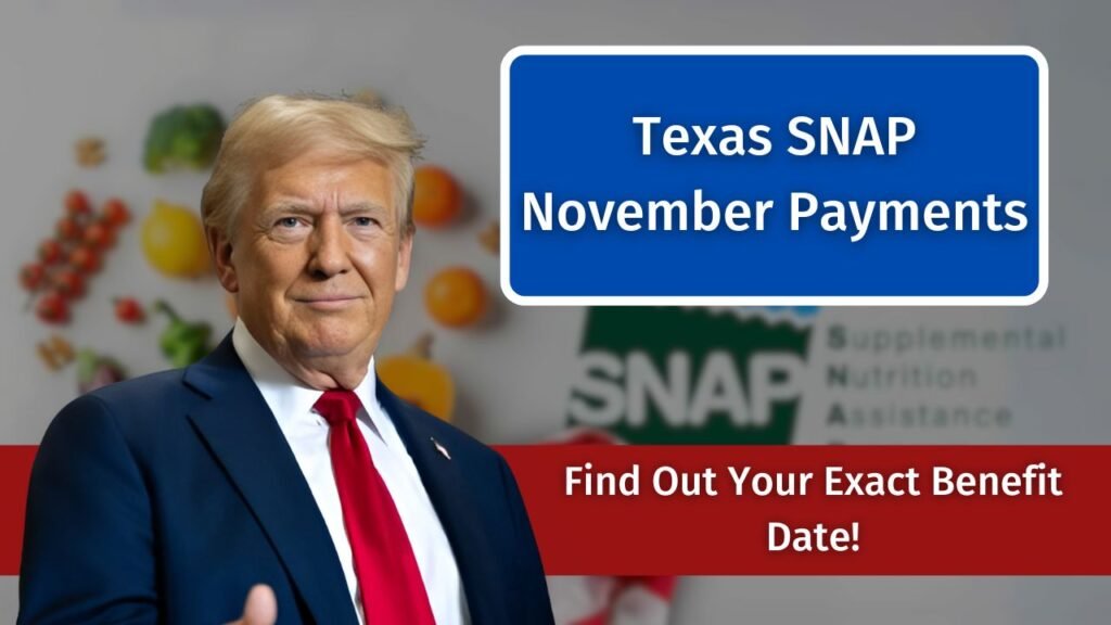 Texas SNAP November Payments: Find Out Your Exact Benefit Date!